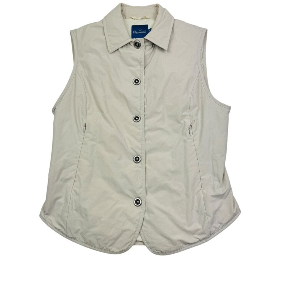 Facconable Lightly Quilted Water Resistant Snap F… - image 1